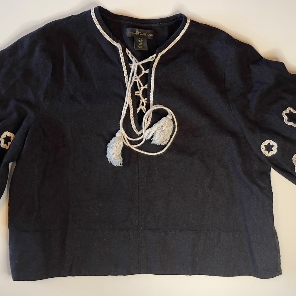 House of Harlow 1960 Boho Blouse
